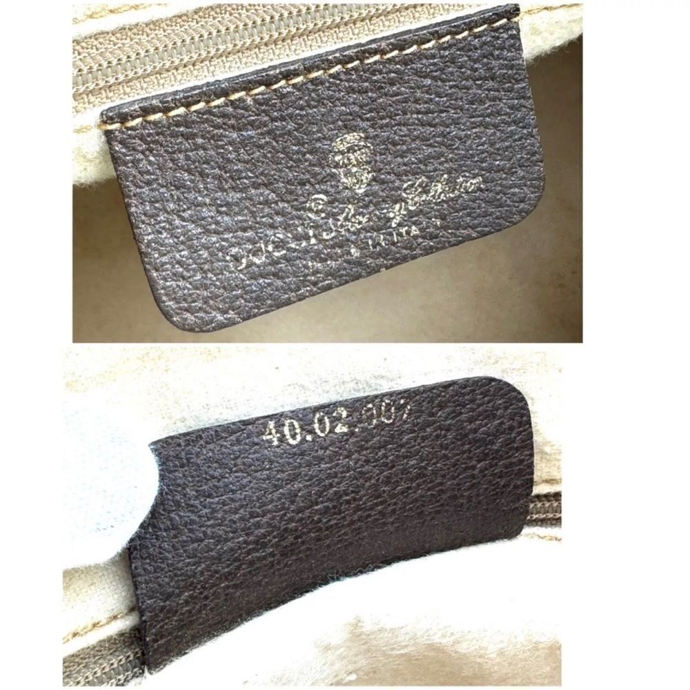 GUCCI Sherry Line Pvc Leather Boston Handbag 👜 - Picture 6 of 17